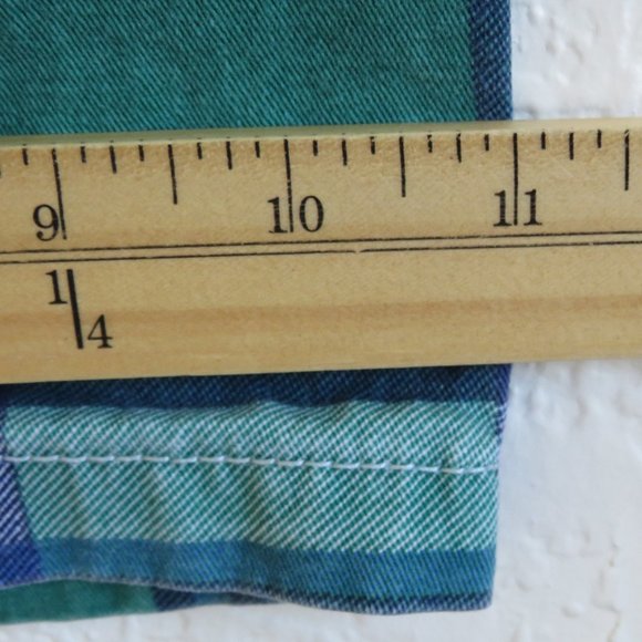 Iron Co.* Men's 2" Belt Loop Multipocketed Plaid Flat Front Shorts~ Size 32 - Picture 8 of 12